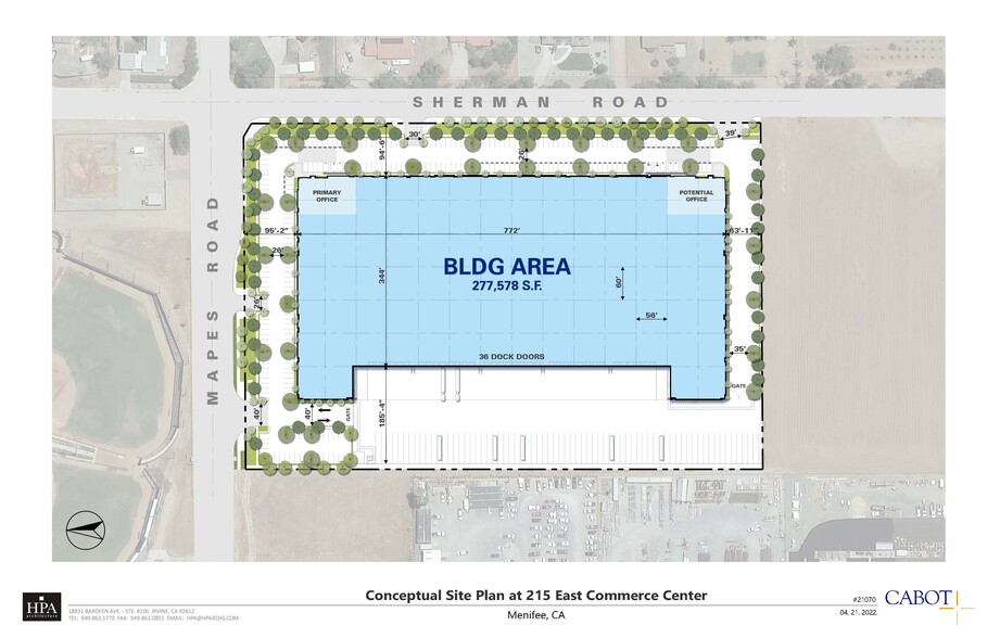 27435 Mapes Road, Menifee, CA à louer - Plan de site - Image 2 de 3