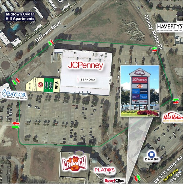 329 N Highway 67, Cedar Hill, TX à louer - Plan de site - Image 3 de 4
