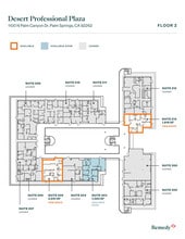 1100 N Palm Canyon Dr, Palm Springs, CA à louer Plan d’étage- Image 1 de 1