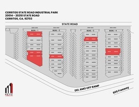 20014-20032 State Rd, Cerritos, CA à louer Plan de site- Image 1 de 1