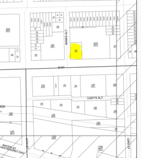 3325-3329 M St NW, Washington, DC à louer - Plan cadastral - Image 3 de 3
