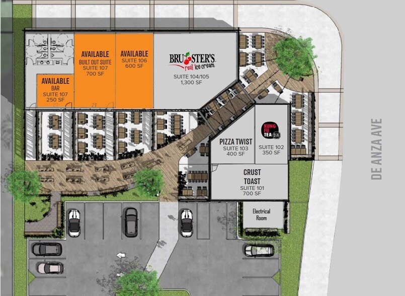 3678 Central Ave, Riverside, CA for lease - Site Plan - Image 2 of 3