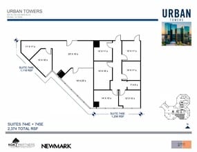 222 W Las Colinas Blvd, Irving, TX à louer Plan d’étage- Image 1 de 1