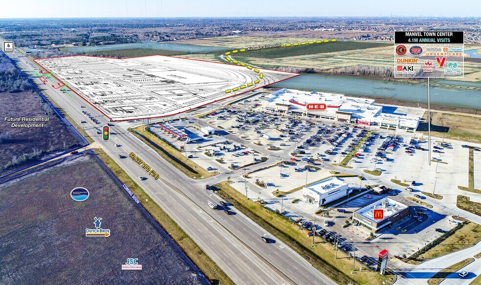 Highway 6, Manvel, TX for lease - Building Photo - Image 3 of 5