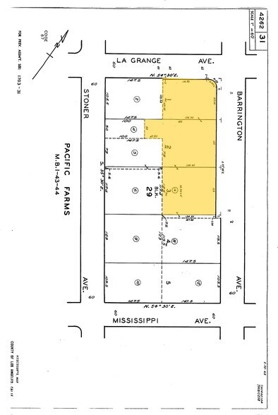 2001 S Barrington Ave, Los Angeles, CA à louer - Plan d’étage - Image 3 de 10