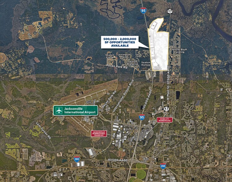 I-95 & Pecan Park Rd, Jacksonville, FL à louer - Aérien - Image 3 de 3