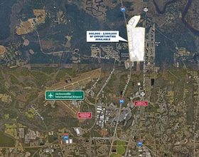 I-95 & Pecan Park Rd, Jacksonville, FL - Aerial  map view