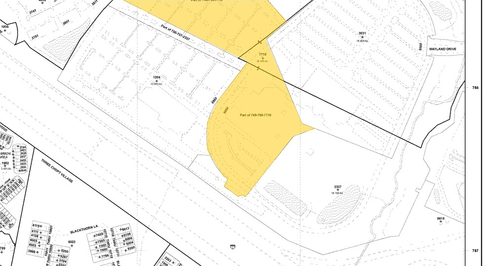 9954 Mayland Dr, Richmond, VA for lease - Plat Map - Image 2 of 12