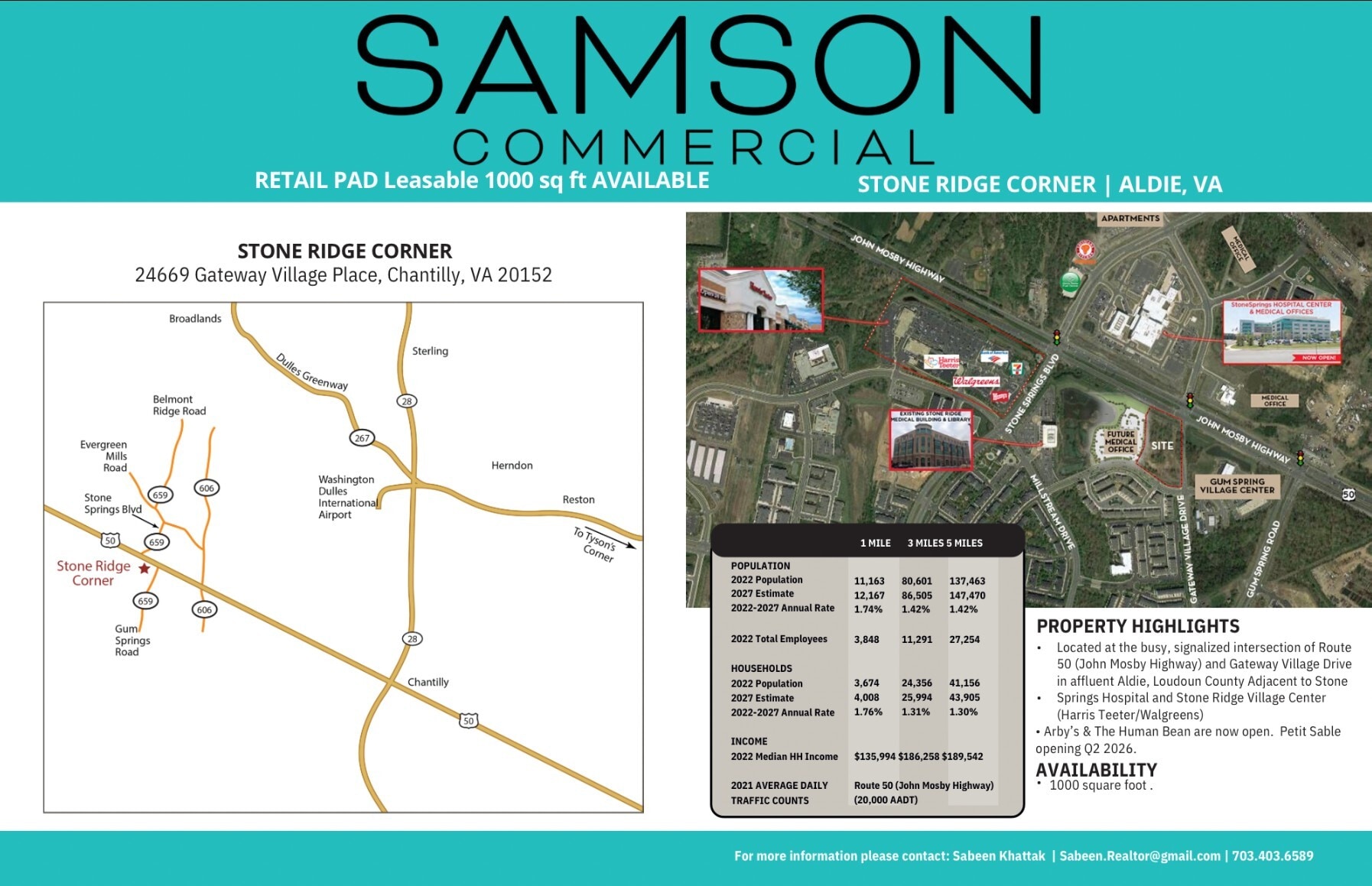 24669 Gateway Village Pl, Chantilly, VA for lease Aerial- Image 1 of 2