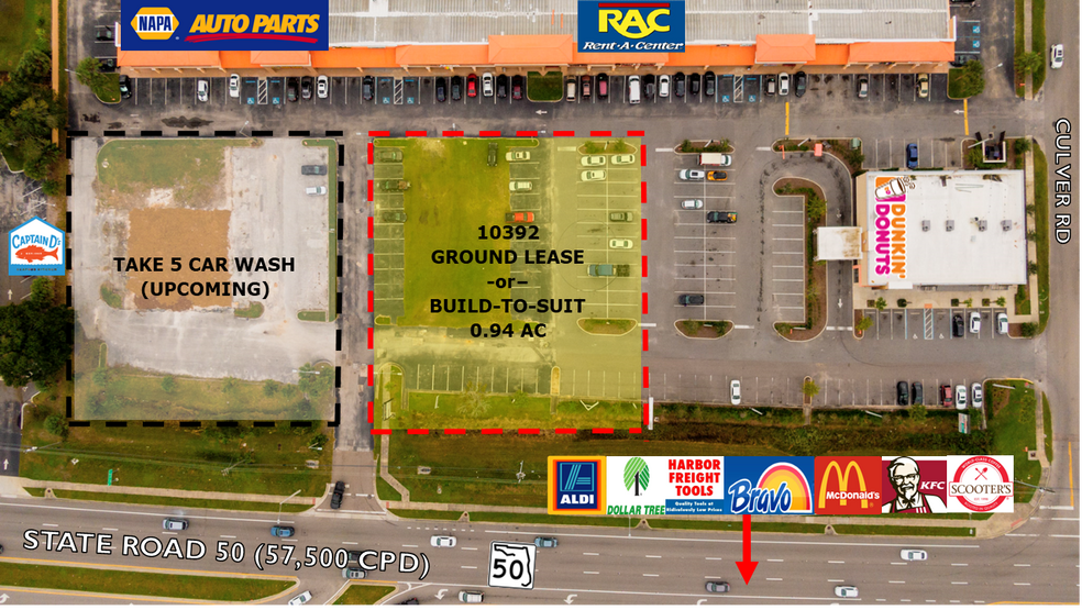 10392 E Colonial Dr, Orlando, FL à louer - Aérien - Image 3 de 3