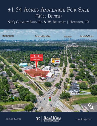 Plus de détails pour NEC W Bellfort & Chimney Rock Rd, Houston, TX - Terrain à vendre