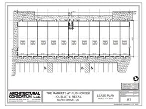 Hy-Vee Maple Grove Multi-Tenant Retail, Maple Grove, MN à louer Plan d’étage- Image 1 de 2