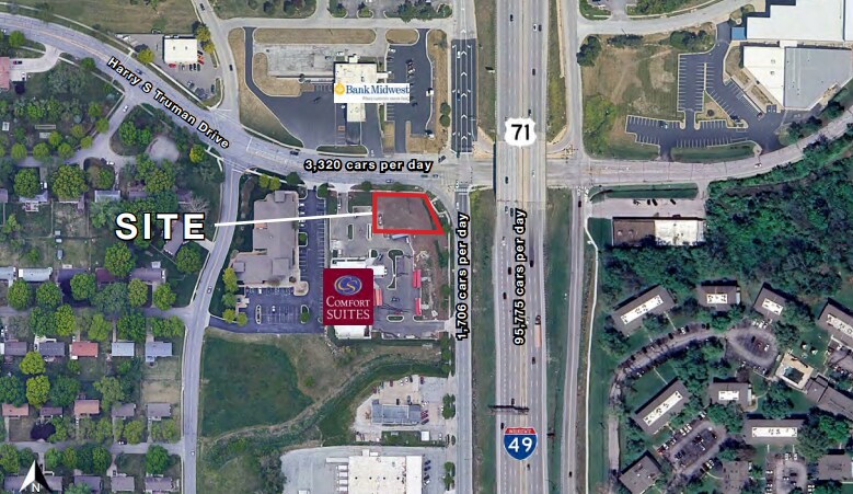 SWC Harry S Truman/Interstate 49, Grandview, MO for sale Aerial- Image 1 of 2