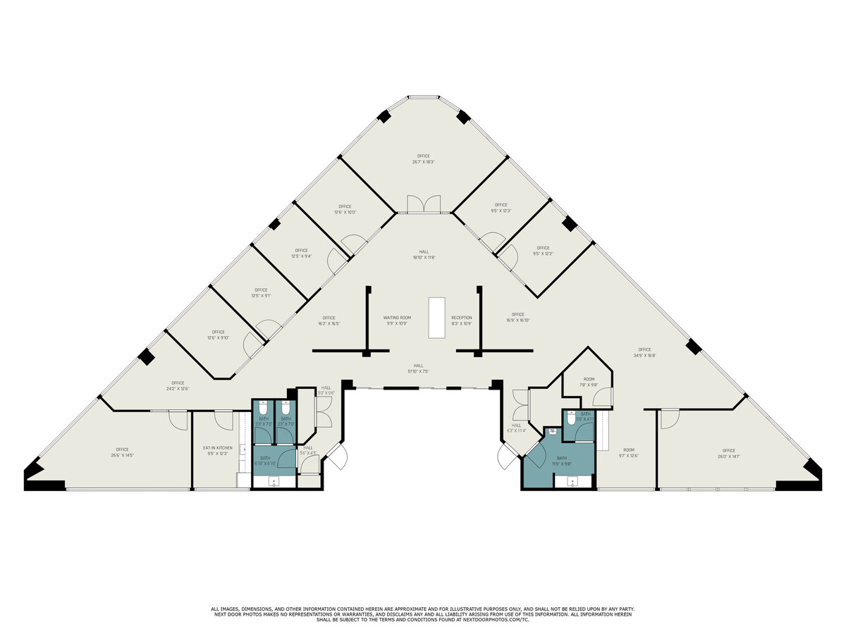 1800 Glenarm Pl, Denver, CO 80202 - Unit 2nd Floor - - Floor Plan - Image 1 of 18
