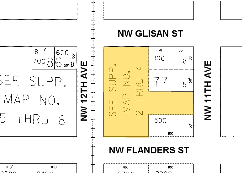 1122 NW Glisan St, Portland, OR à louer - Plan cadastral - Image 2 de 5