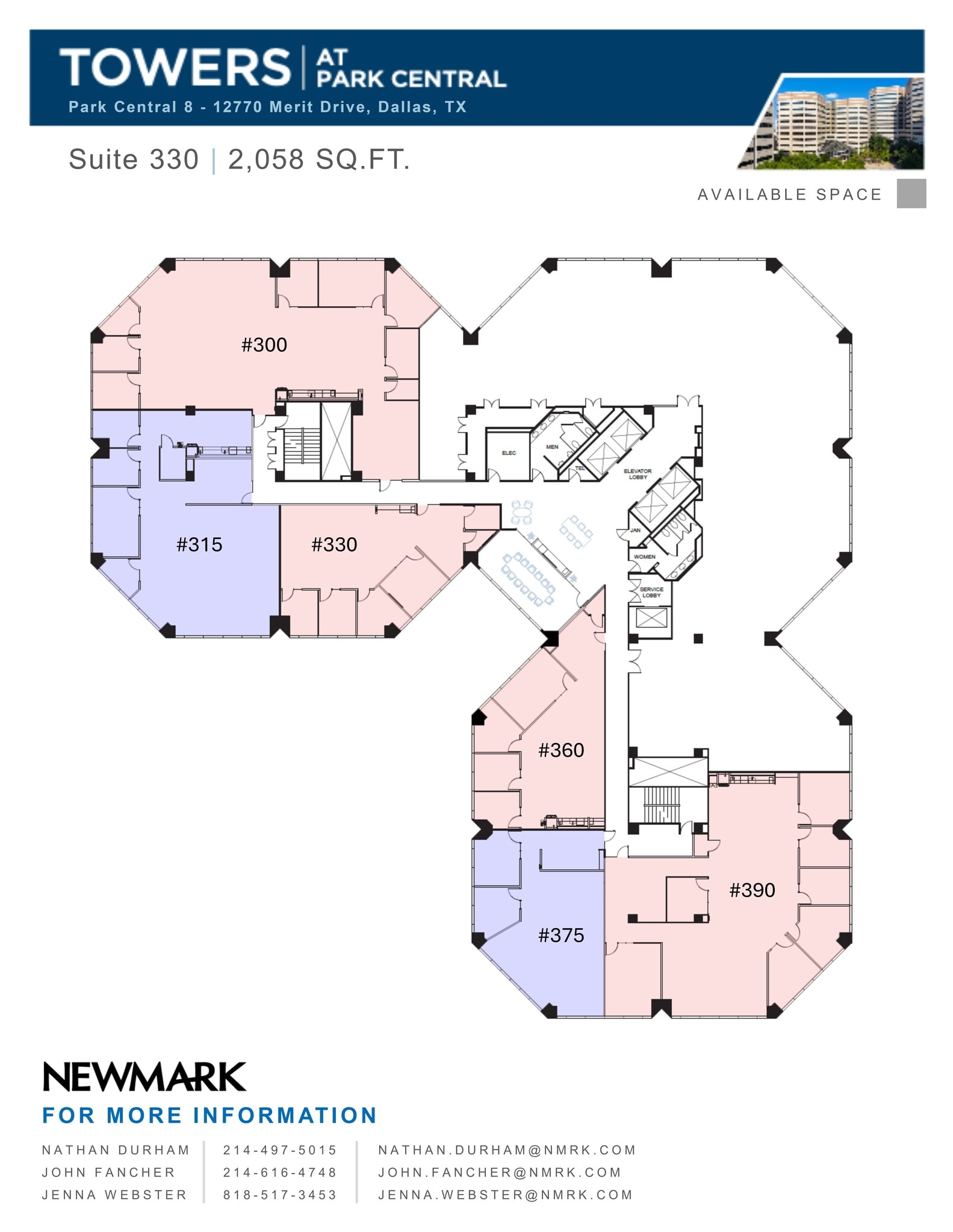 12750 Merit Dr, Dallas, TX for lease Site Plan- Image 1 of 2