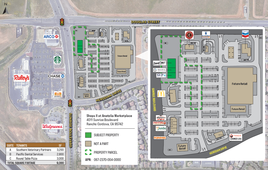 4011 Sunrise Blvd, Rancho Cordova, CA for sale - Site Plan - Image 2 of 6