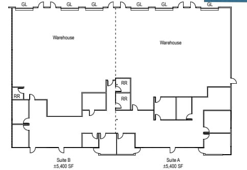 8360 Camino Santa Fe, San Diego, CA for lease Floor Plan- Image 1 of 1