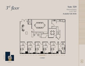 607 14th St NW, Washington, DC à louer Plan d’étage- Image 2 de 6