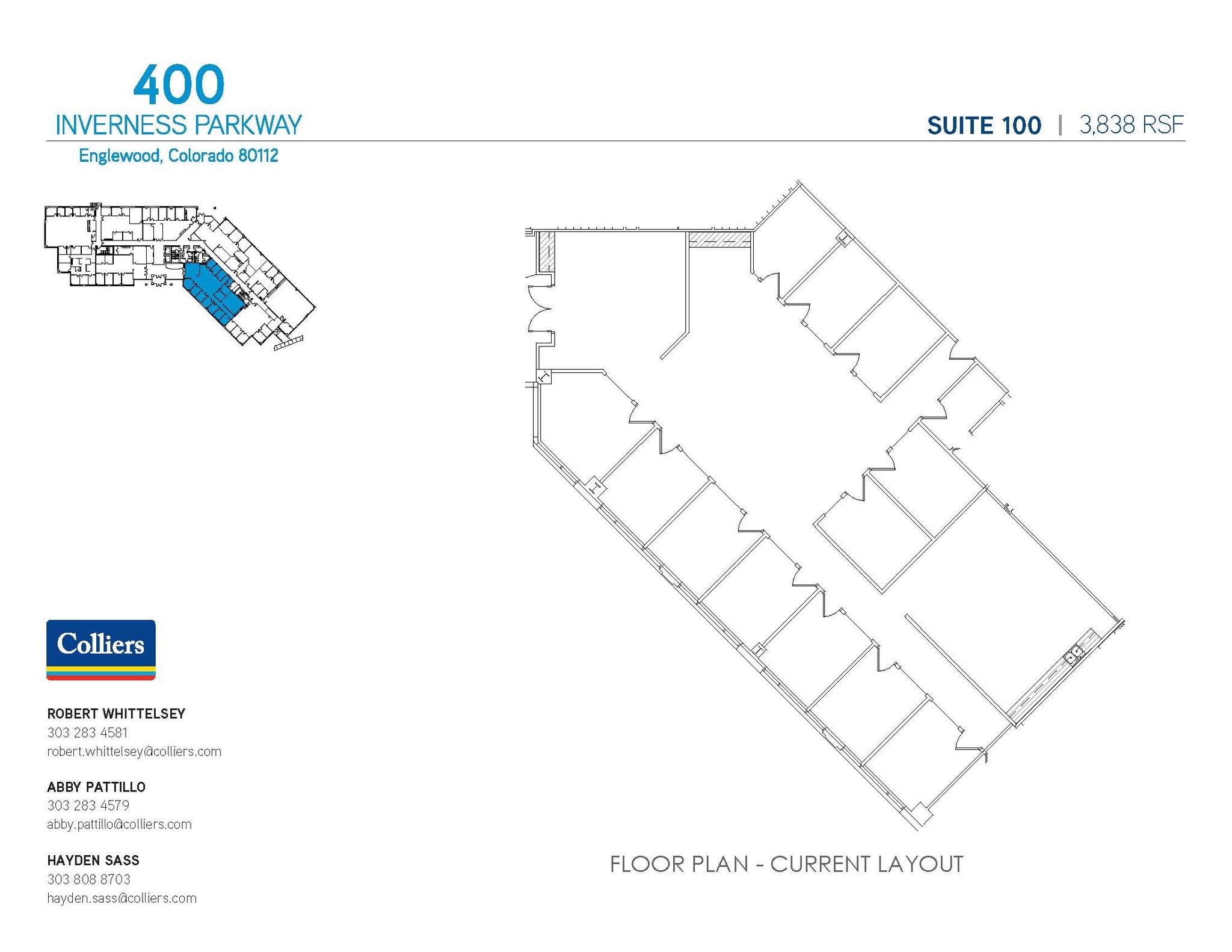 400 Inverness Pky, Englewood, CO for lease Floor Plan- Image 1 of 1