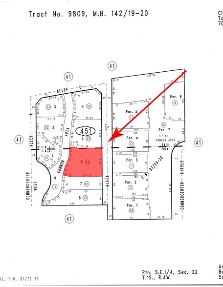 1831 S Commercenter Dr W, San Bernardino, CA à vendre - Plan cadastral - Image 1 de 1