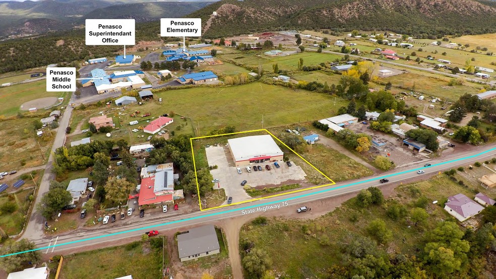 15052 Highway 75, Penasco, NM for sale - Aerial - Image 3 of 4