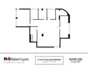 17440 N Dallas Pky, Dallas, TX for lease Floor Plan- Image 1 of 1