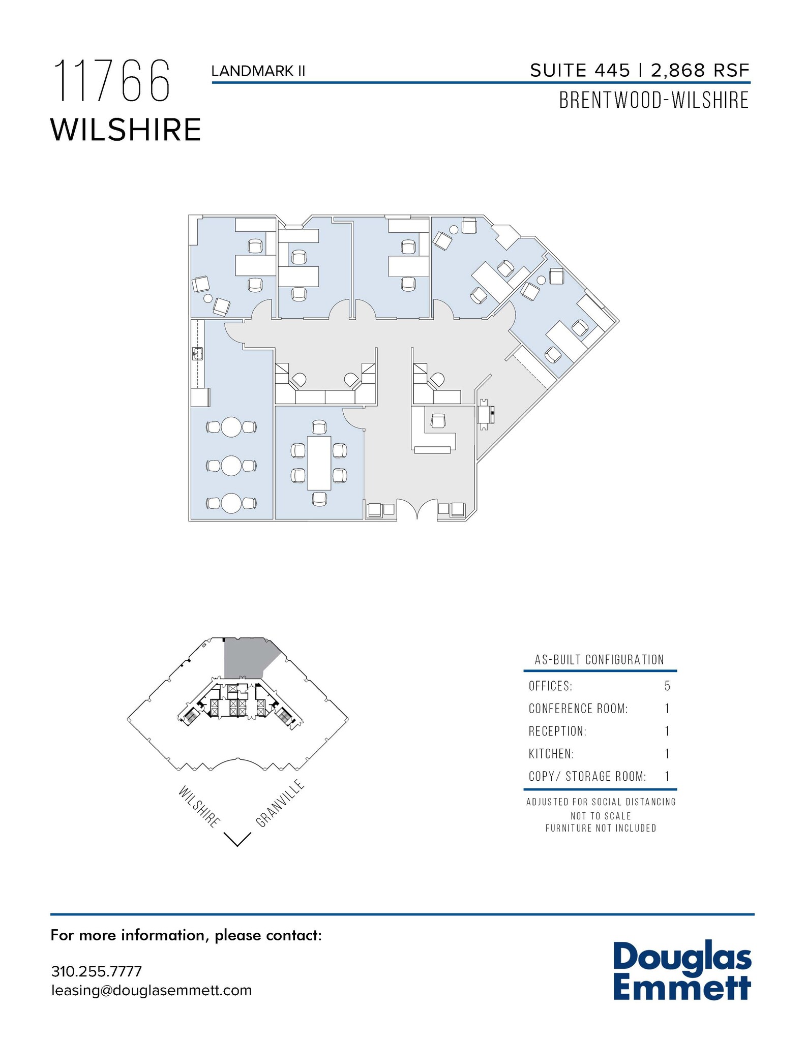 11766 Wilshire Blvd, Los Angeles, CA à louer Plan d  tage- Image 1 de 1