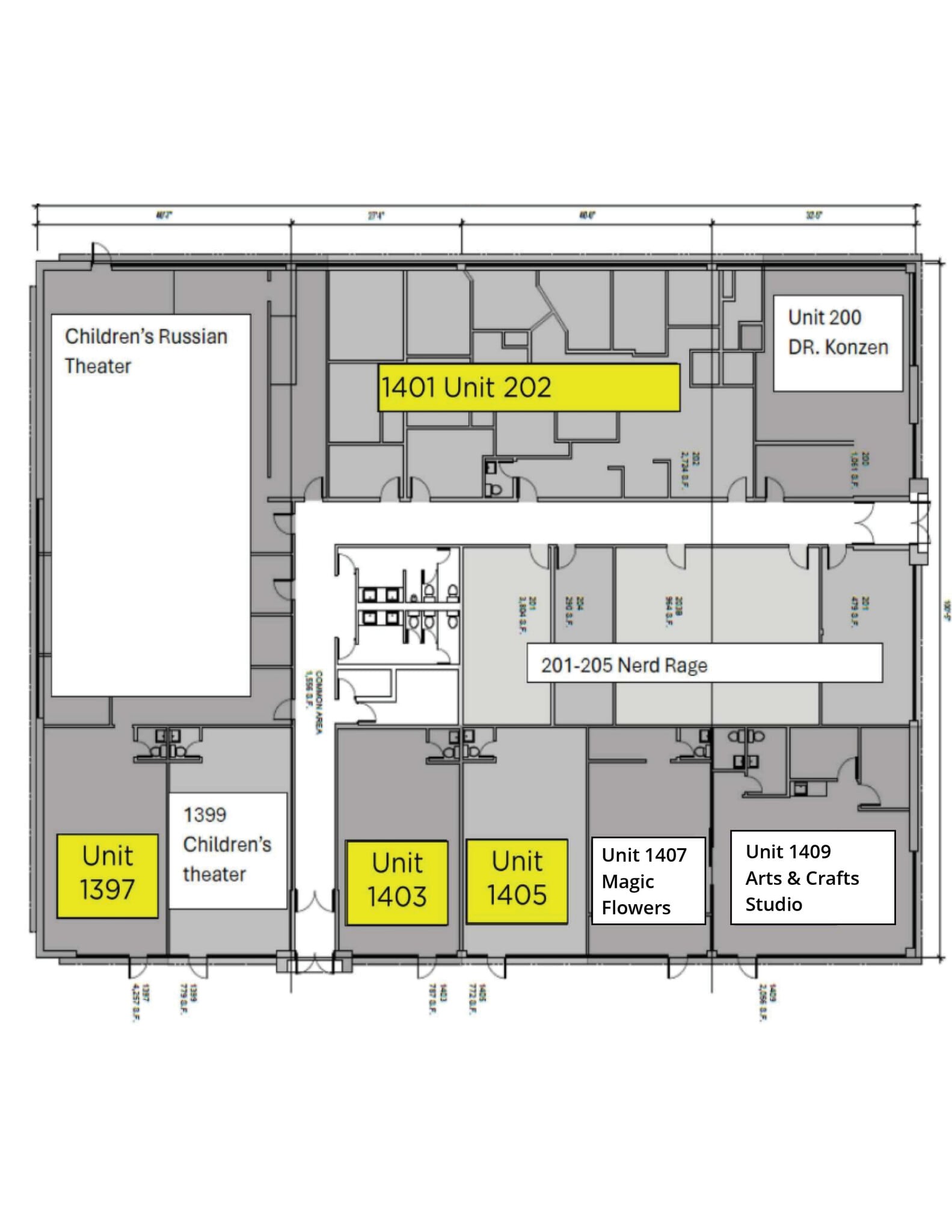 1397-1501 W Dundee Rd, Buffalo Grove, IL for lease Site Plan- Image 1 of 1