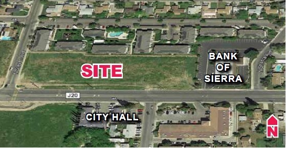 NEC Of Stevens And Ave 280, Farmersville, CA for sale - Aerial - Image 2 of 3