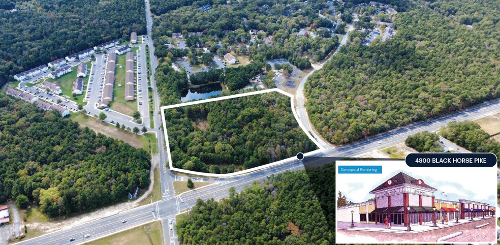 4800 Black Horse Pike, Mays Landing, NJ à vendre - Photo du bâtiment - Image 1 de 8