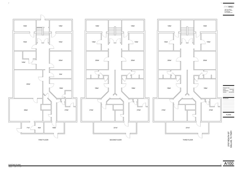 2707 Routh St, Dallas, TX à louer - Plan de site - Image 3 de 3