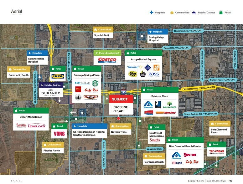 7315 W Warm Springs Rd, Las Vegas, NV à louer - Photo du bâtiment - Image 2 de 7