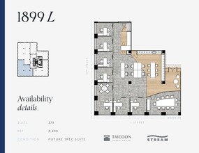 1899 L St NW, Washington, DC à louer Plan d  tage- Image 2 de 2