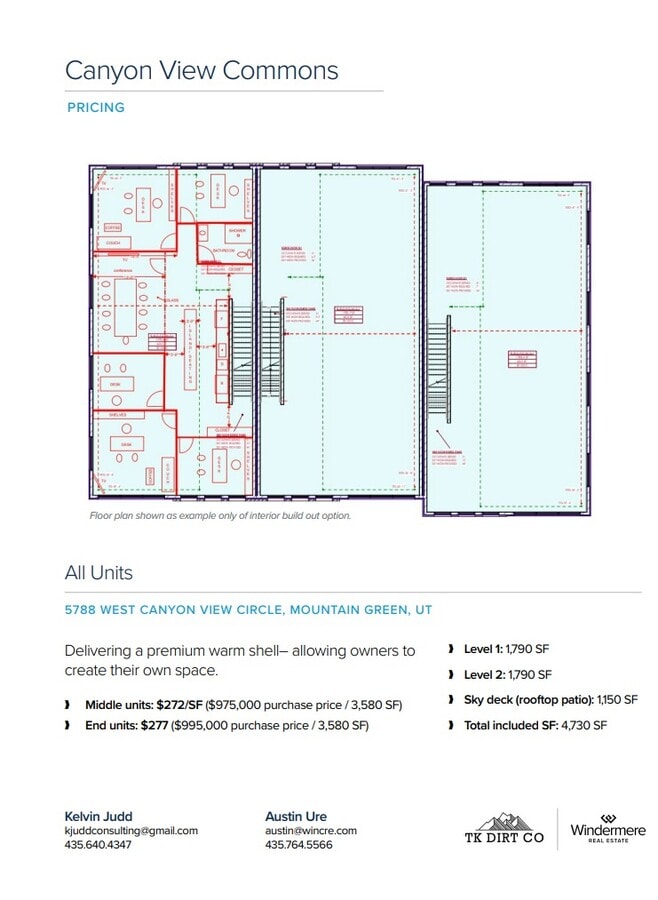 5788 Canyon View Pl, Mountain Green, UT 84050 - Unité 02 -  - Plan d’étage - Image 1 of 1