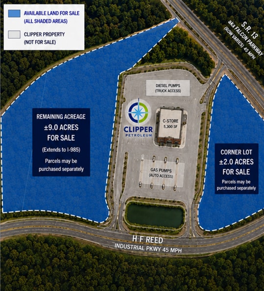 H. F. Reed Industrial Parkway, Flowery Branch, GA for sale Site Plan- Image 1 of 3