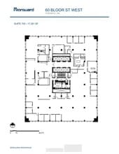 60 Bloor St W, Toronto, ON for lease Floor Plan- Image 1 of 1