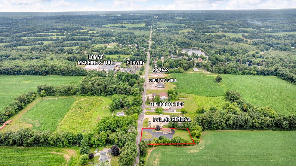 7394 Moscow Rd, Horton, MI à vendre - Aérien - Image 2 de 47
