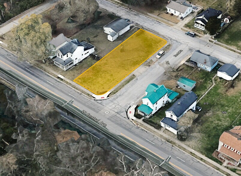 525 W Central Ave, West Carrollton, OH à vendre - Aérien - Image 2 de 3