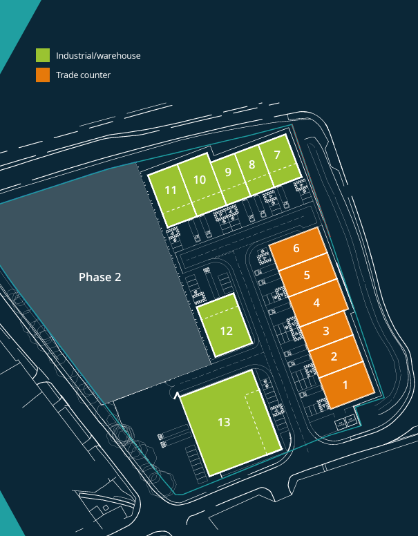 3 Private Rd, Nottingham à louer Plan de site- Image 1 de 1