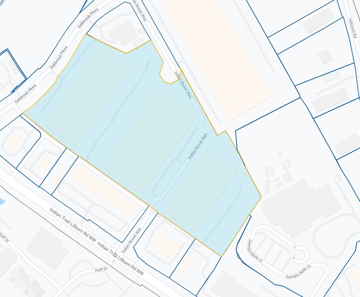 5050 Oakbrook Pky, Norcross, GA à louer - Plan cadastral - Image 2 de 5