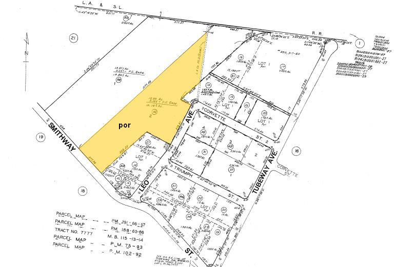 2027 Leo Ave, Commerce, CA for lease - Plat Map - Image 2 of 5