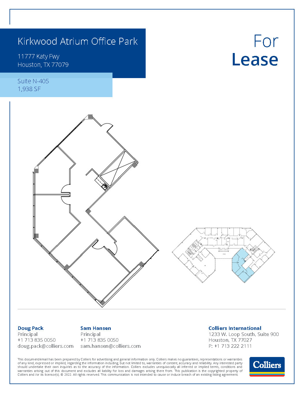 11777 Katy Fwy, Houston, TX for lease Floor Plan- Image 1 of 1