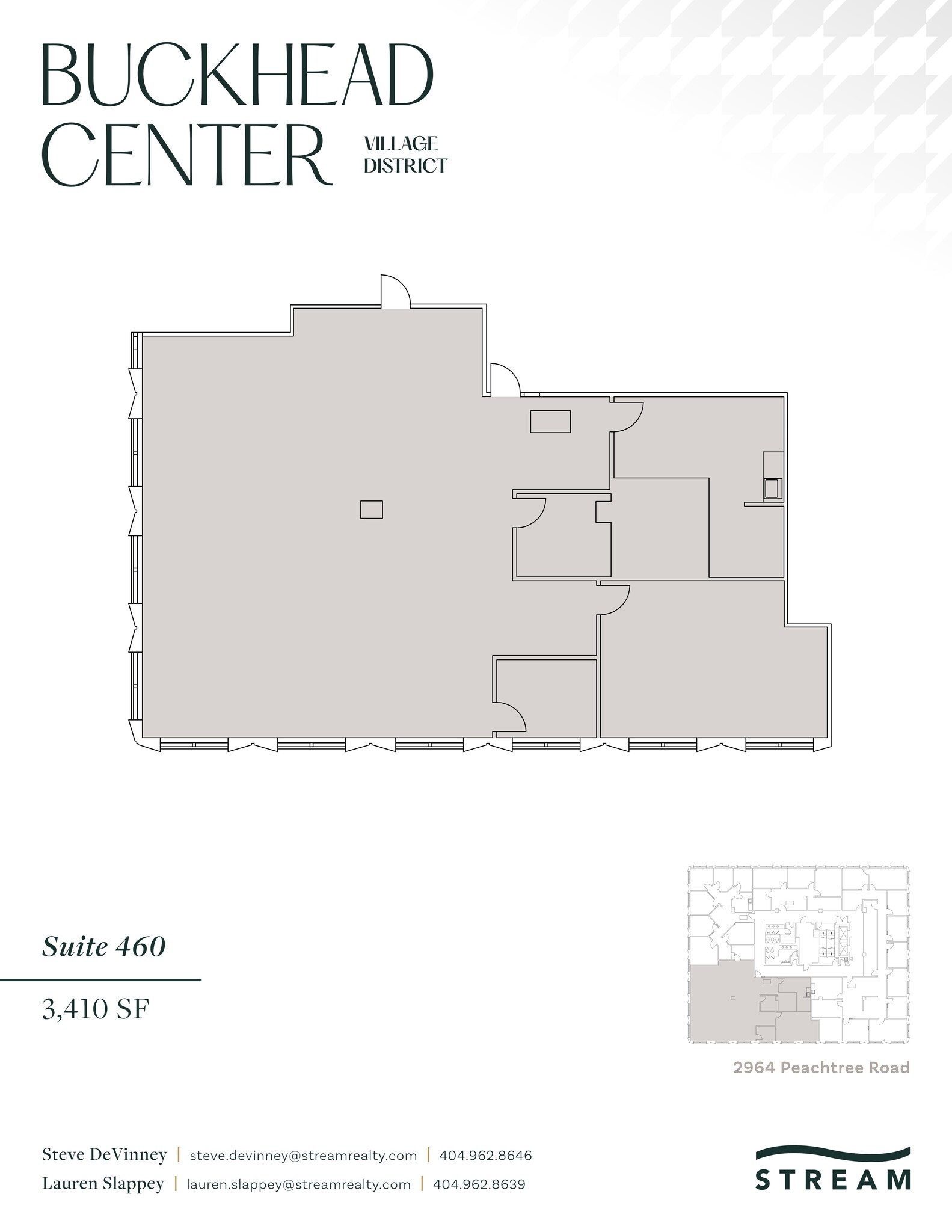 2970 Peachtree Rd NW, Atlanta, GA à louer Plan de site- Image 1 de 1