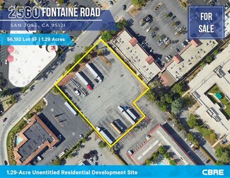 Plus de détails pour 2560 Fontaine Rd, San Jose, CA - Terrain à vendre