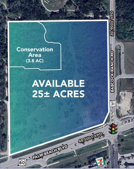 NWC Palm Beach Blvd, Fort Myers, FL for sale - Aerial - Image 2 of 7