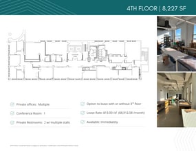 5-25 E Van Buren St, Joliet, IL à louer Plan d’étage- Image 1 de 8