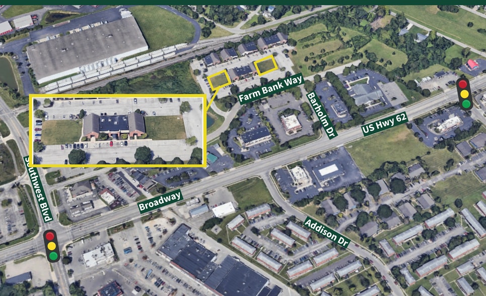 3417-3421 Farm Bank Way, Grove City, OH for sale - Aerial - Image 1 of 3