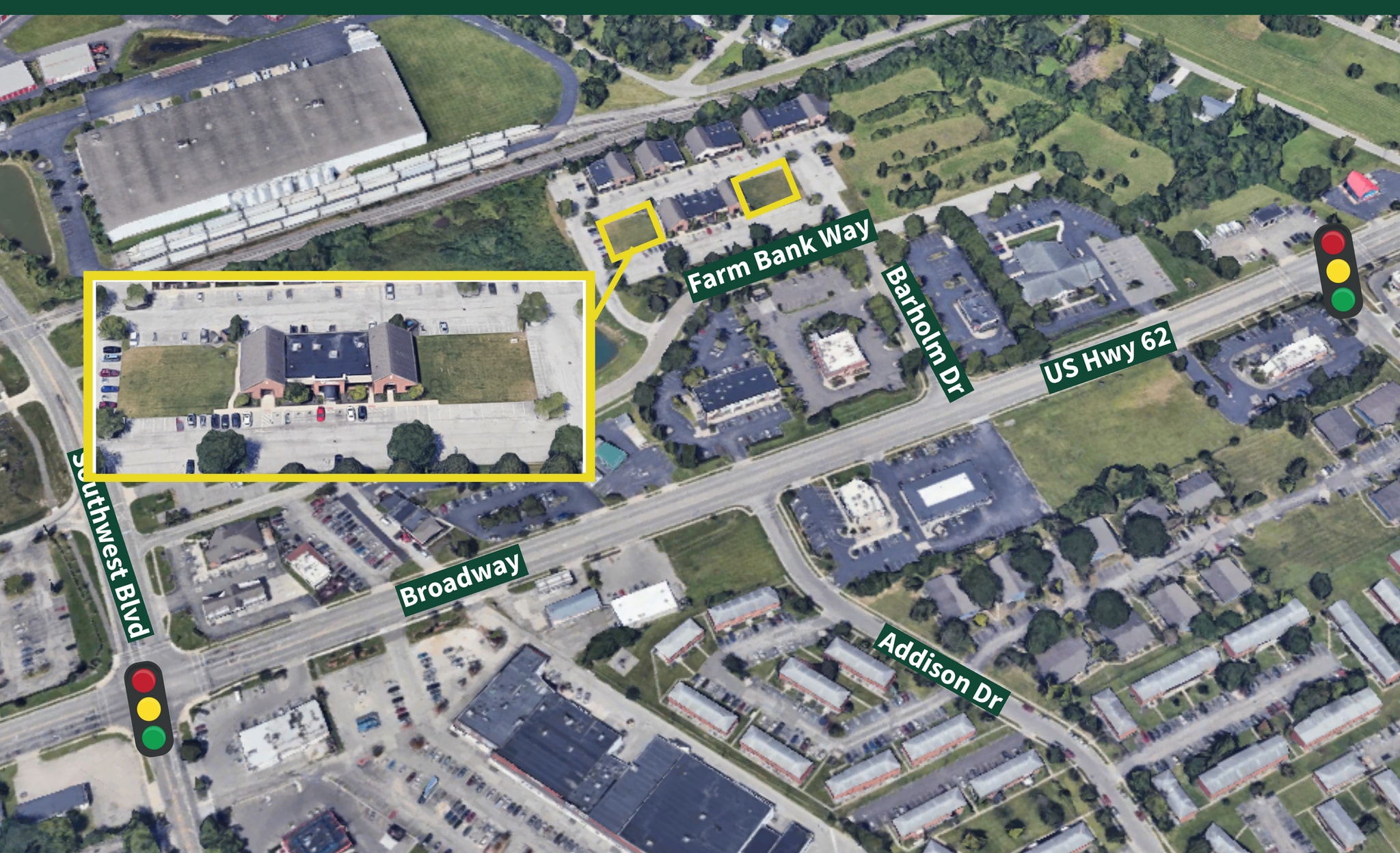 3417-3421 Farm Bank Way, Grove City, OH for sale Aerial- Image 1 of 4