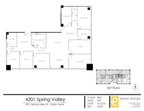 4201 Spring Valley Rd, Dallas, TX à louer Plan d’étage- Image 2 de 3